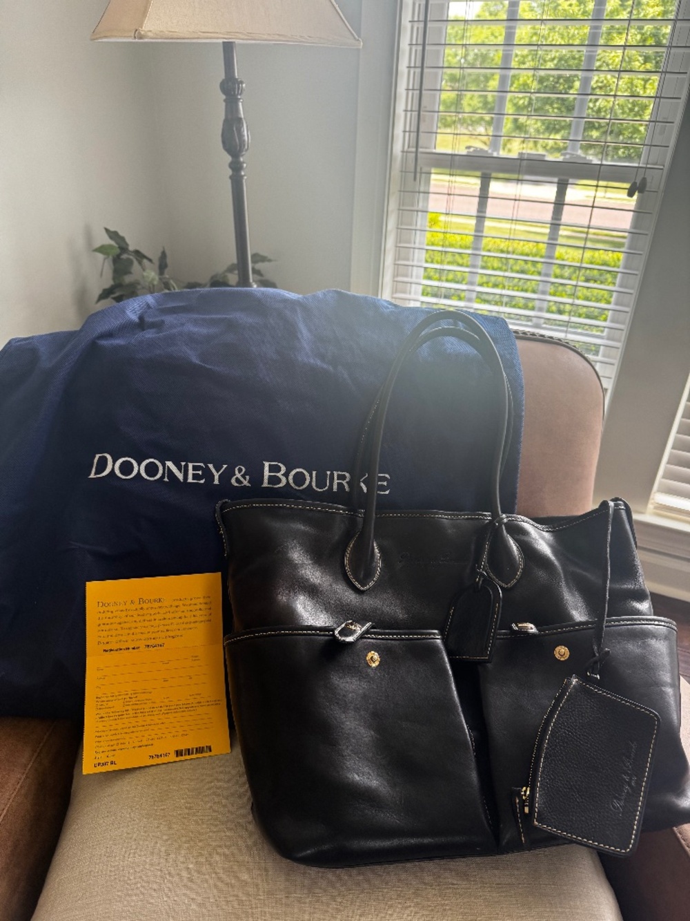Dooney & Burke Florentine Leather Shopper Tote